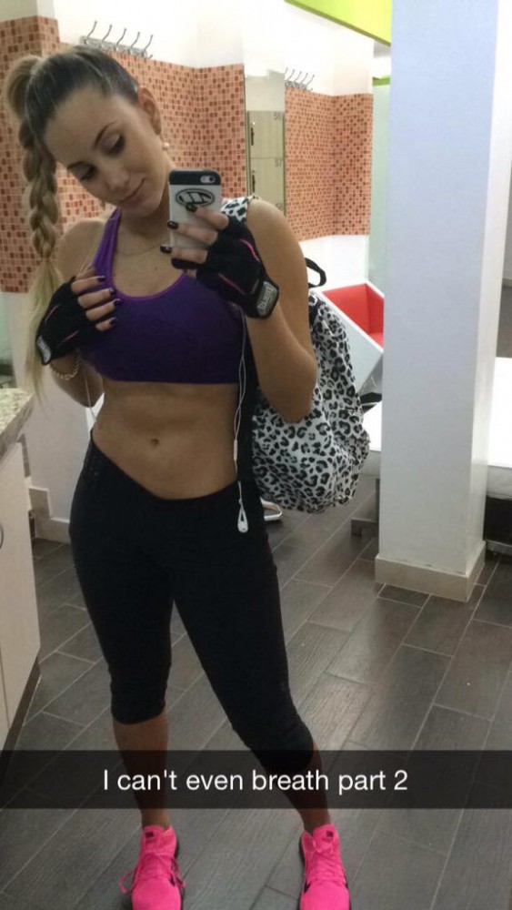snapchat selfie gym
