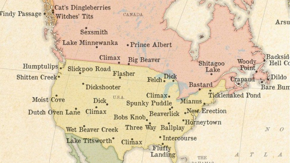 The Rudest Place Names In The World