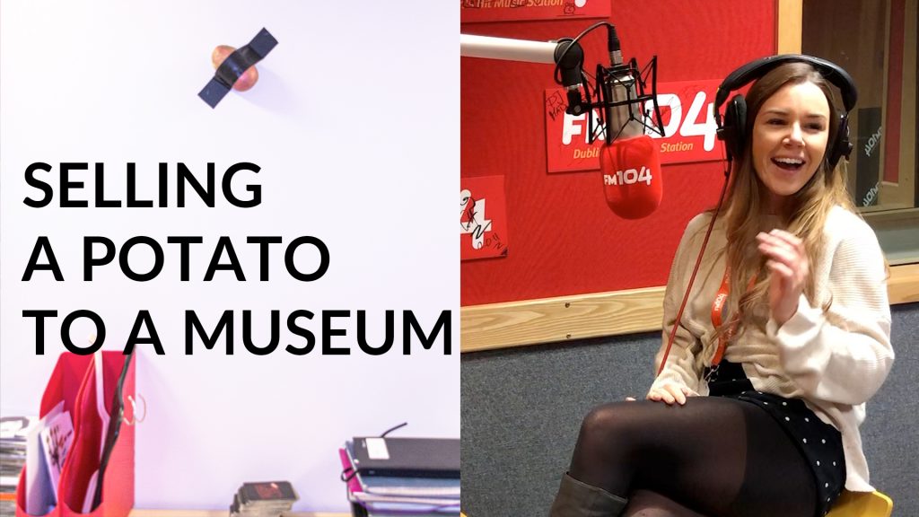 Selling a potato to a modern art museum