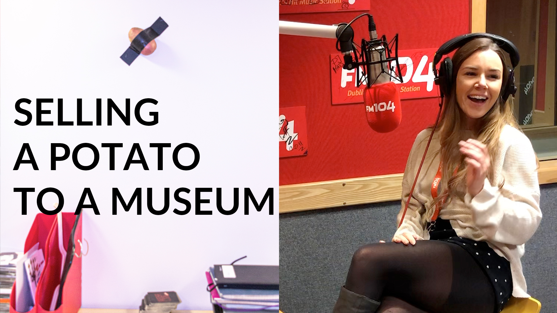 Selling a potato to a modern art museum