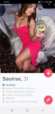Saoirse Tinder FM104