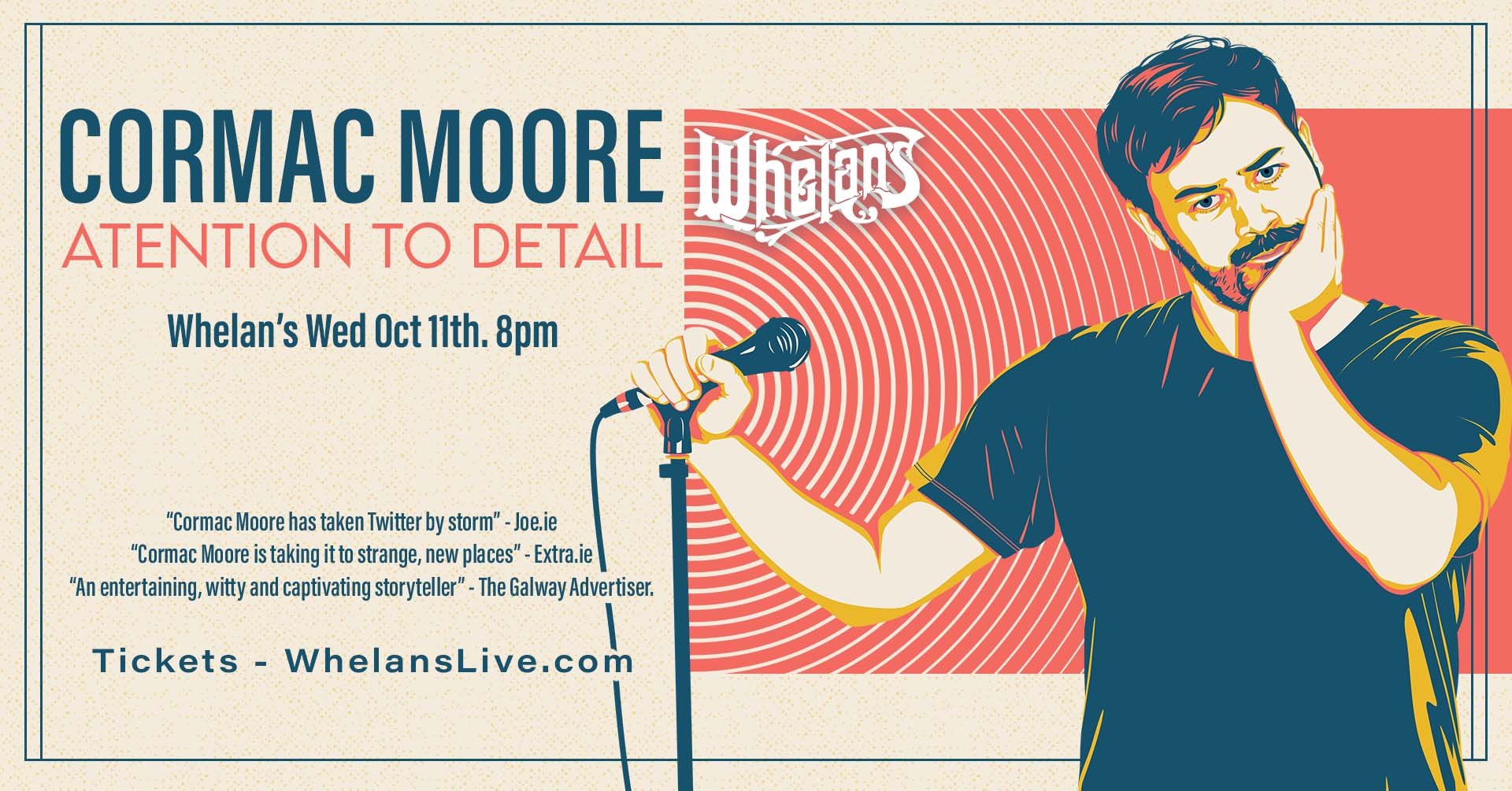 cormac moore comedian whelans